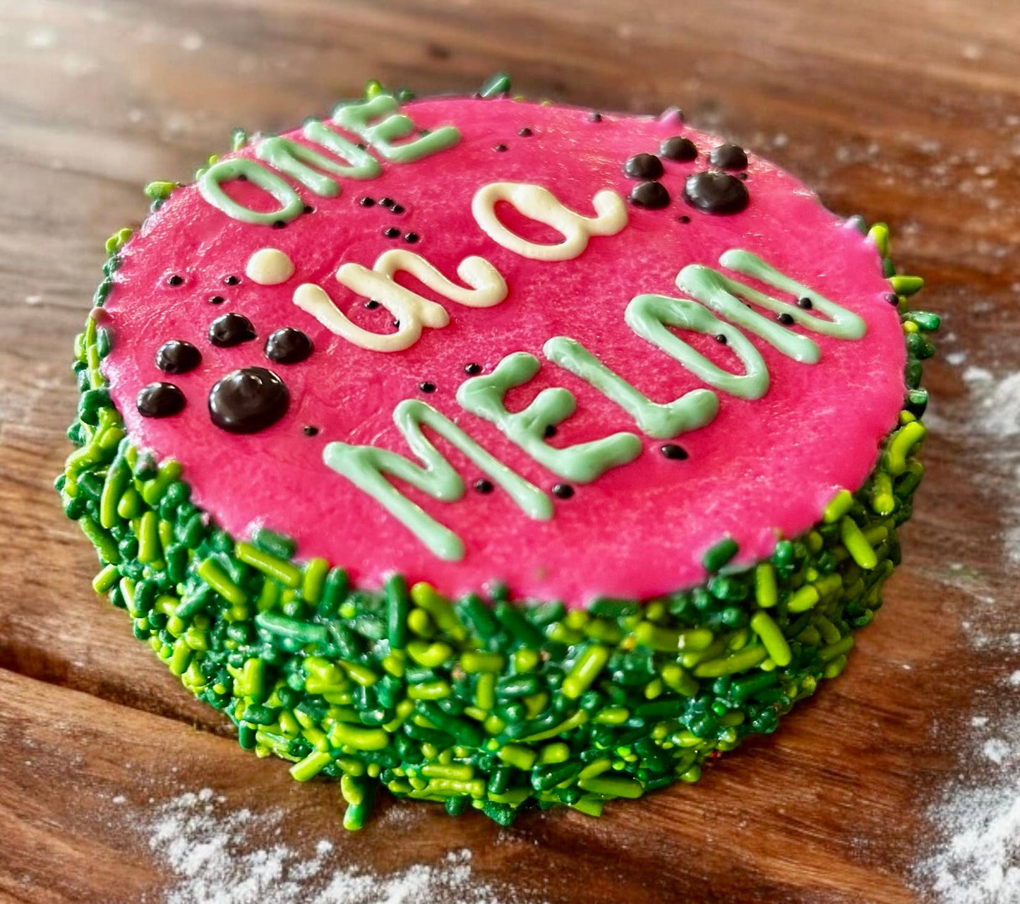 One in a MELON Cake