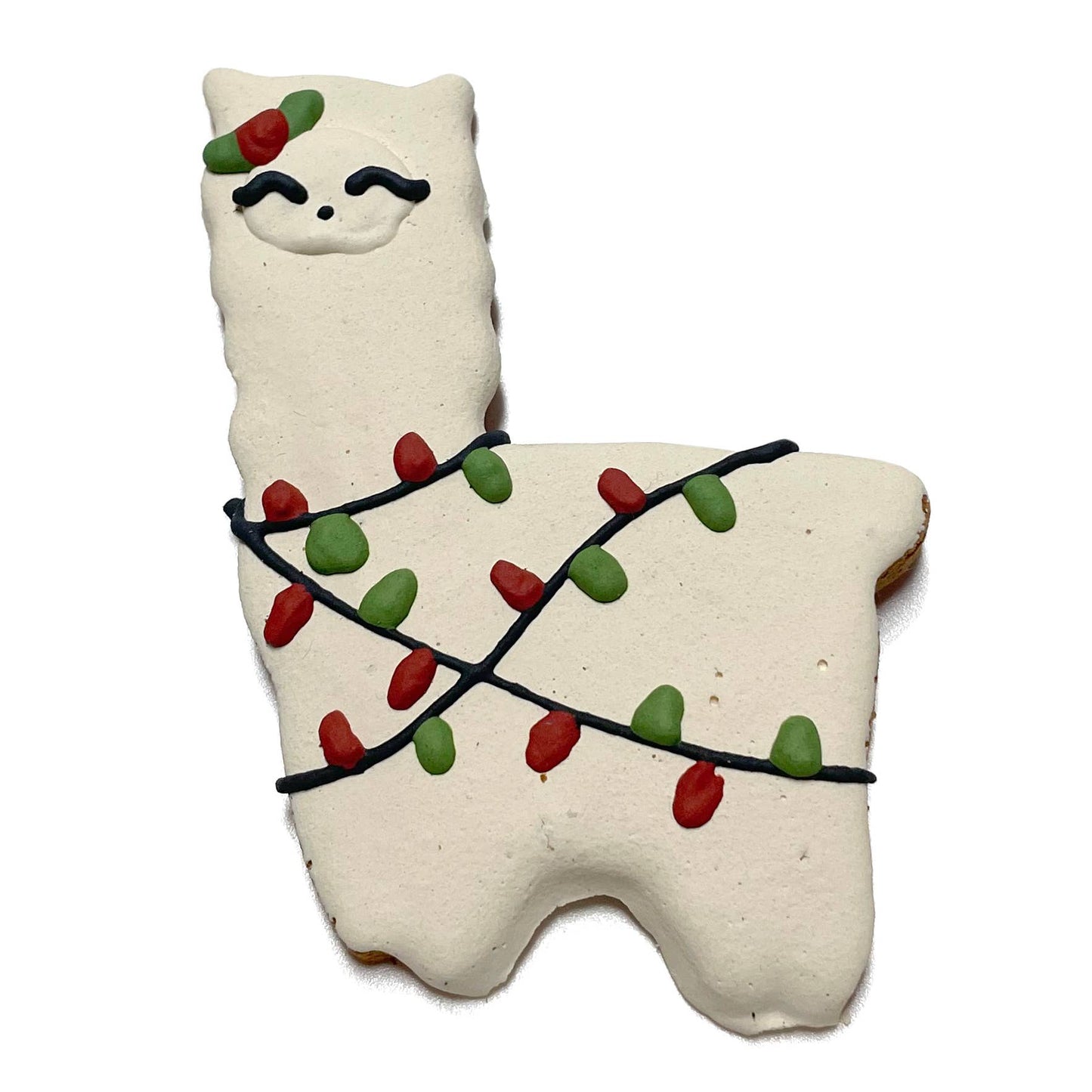 Holiday Drama Llama Cookie