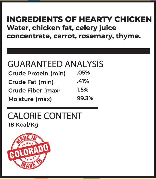 Tailwagger Hearty Chicken Bone Broth