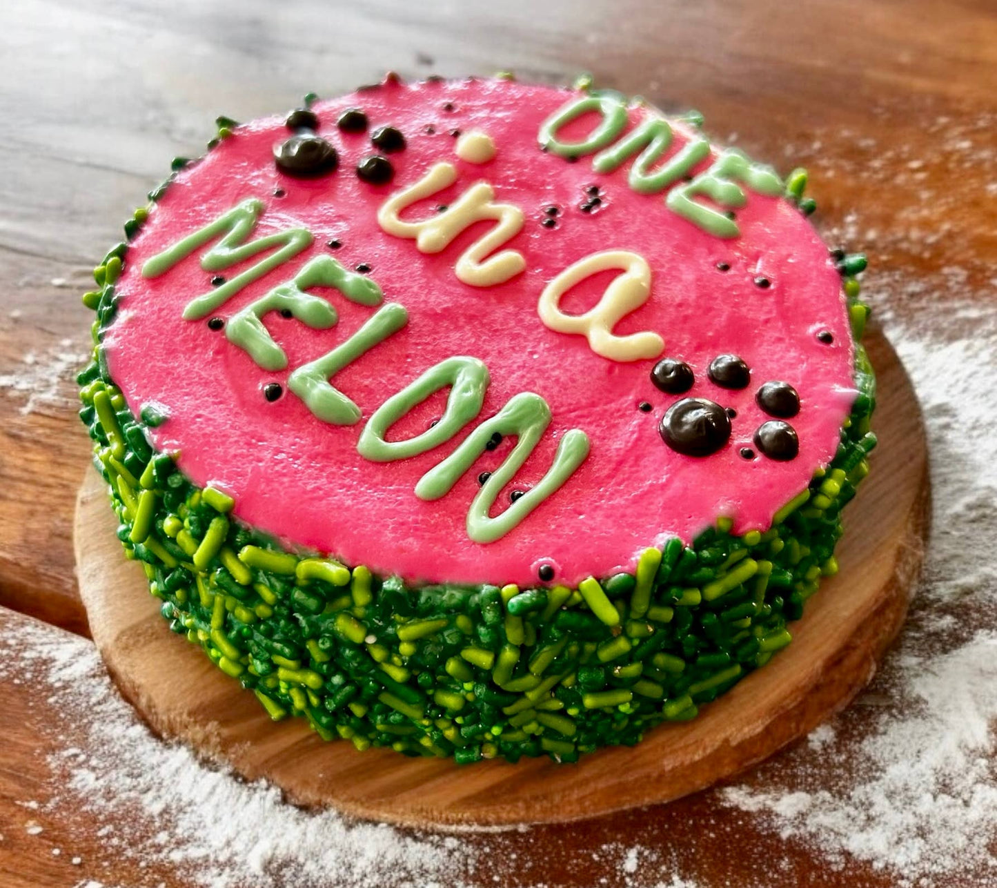 One in a MELON Cake
