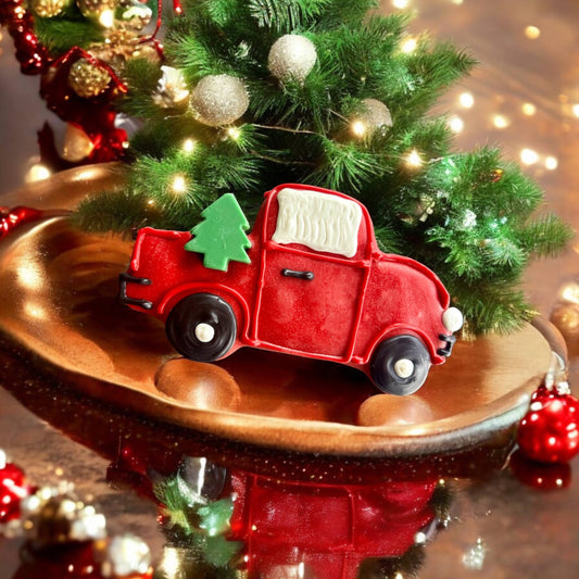 Christmas Truck Biscuit