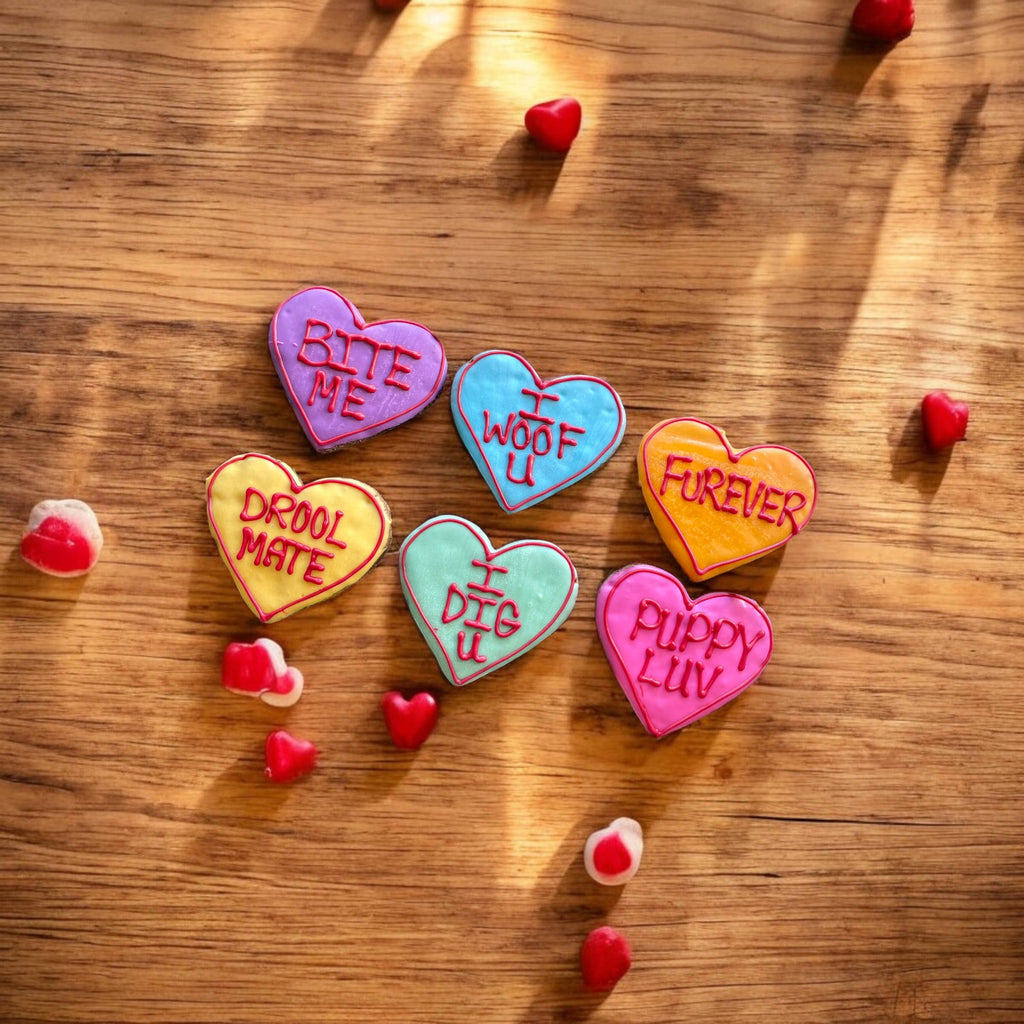 Conversation Heart Biscuit