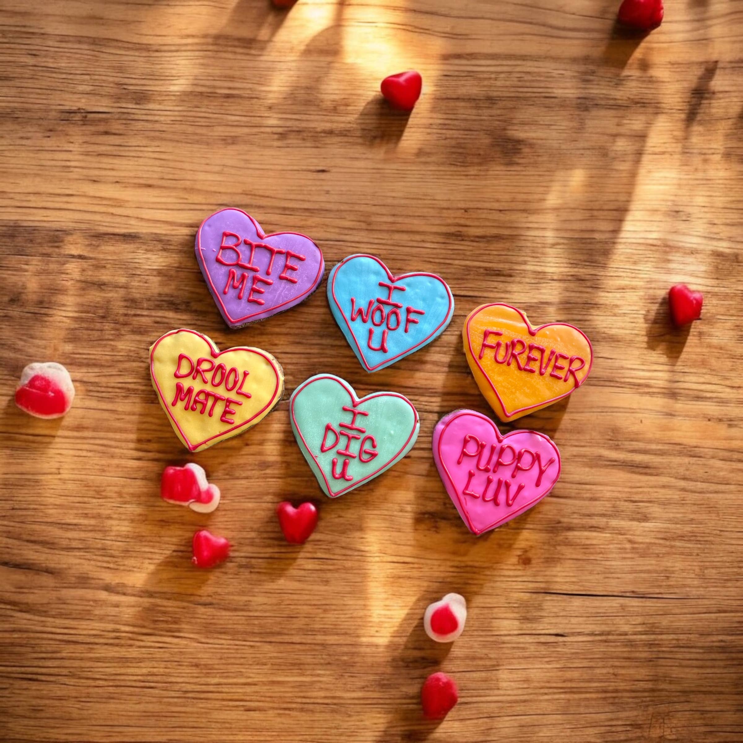 Conversation Heart Biscuit