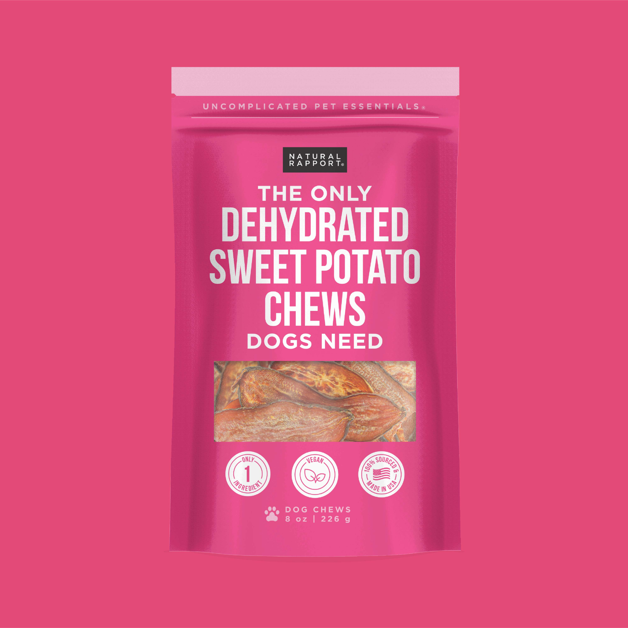 Dehydrated Sweet Potato Chews