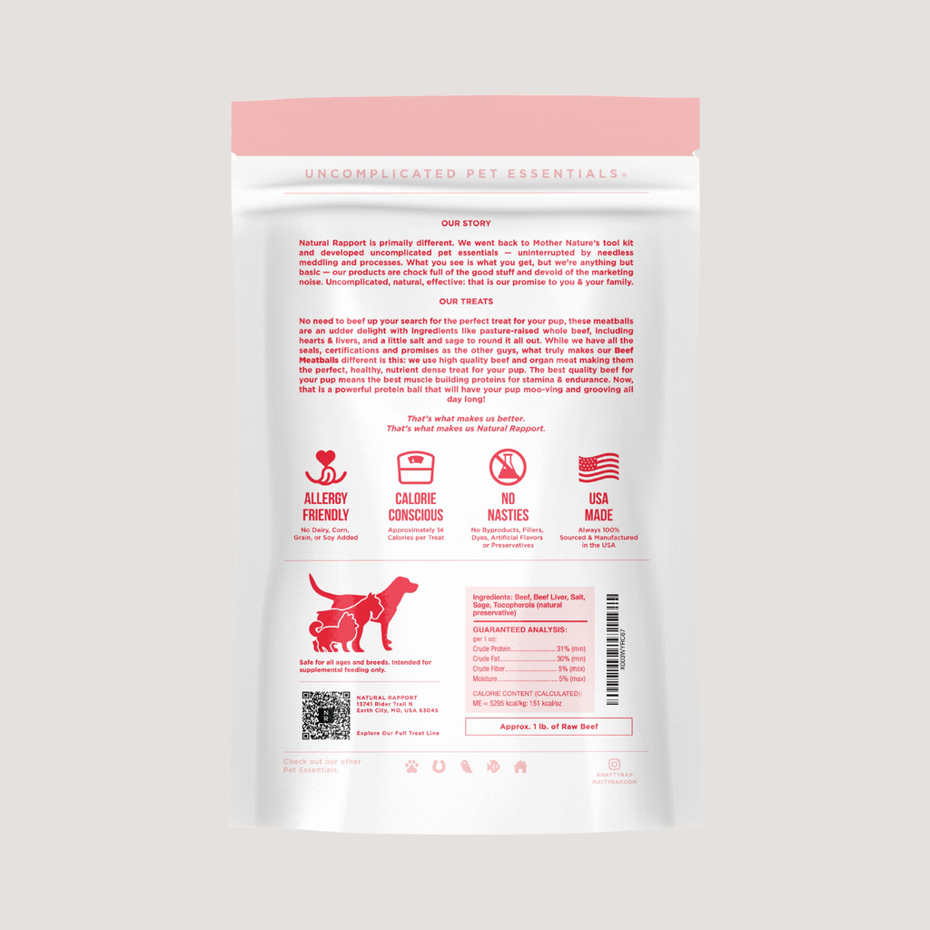 Freeze Dried Beef Meatballs