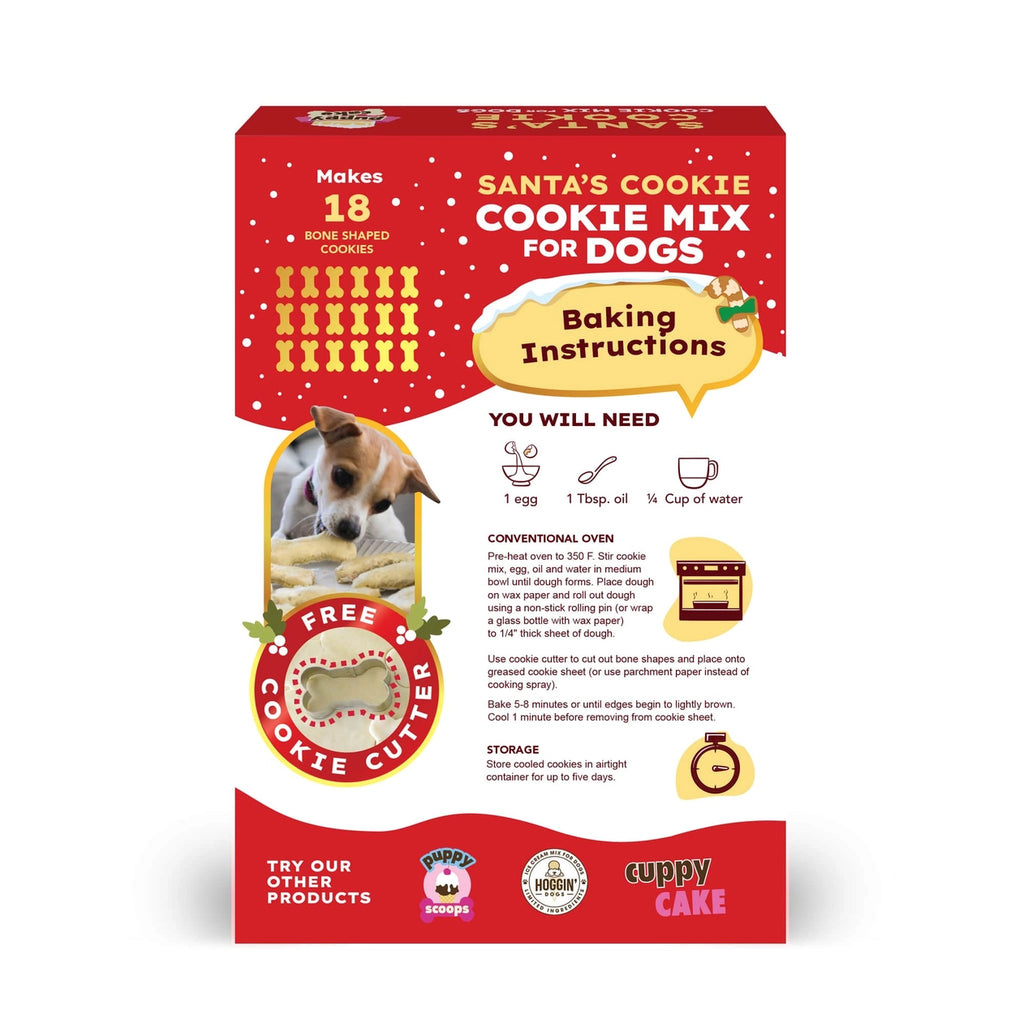 Santa's Paw-fect Cookie Mix - Cookie Cutter Included!