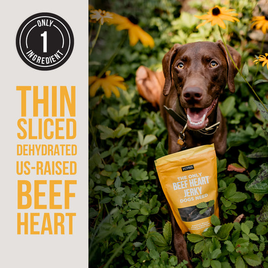 Dehydrated Beef Heart Jerky