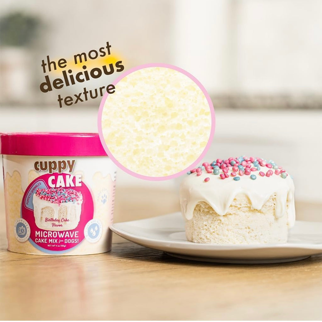 Cuppy Cake - Birthday Cake in A Cup w/Pupfetti Sprinkles