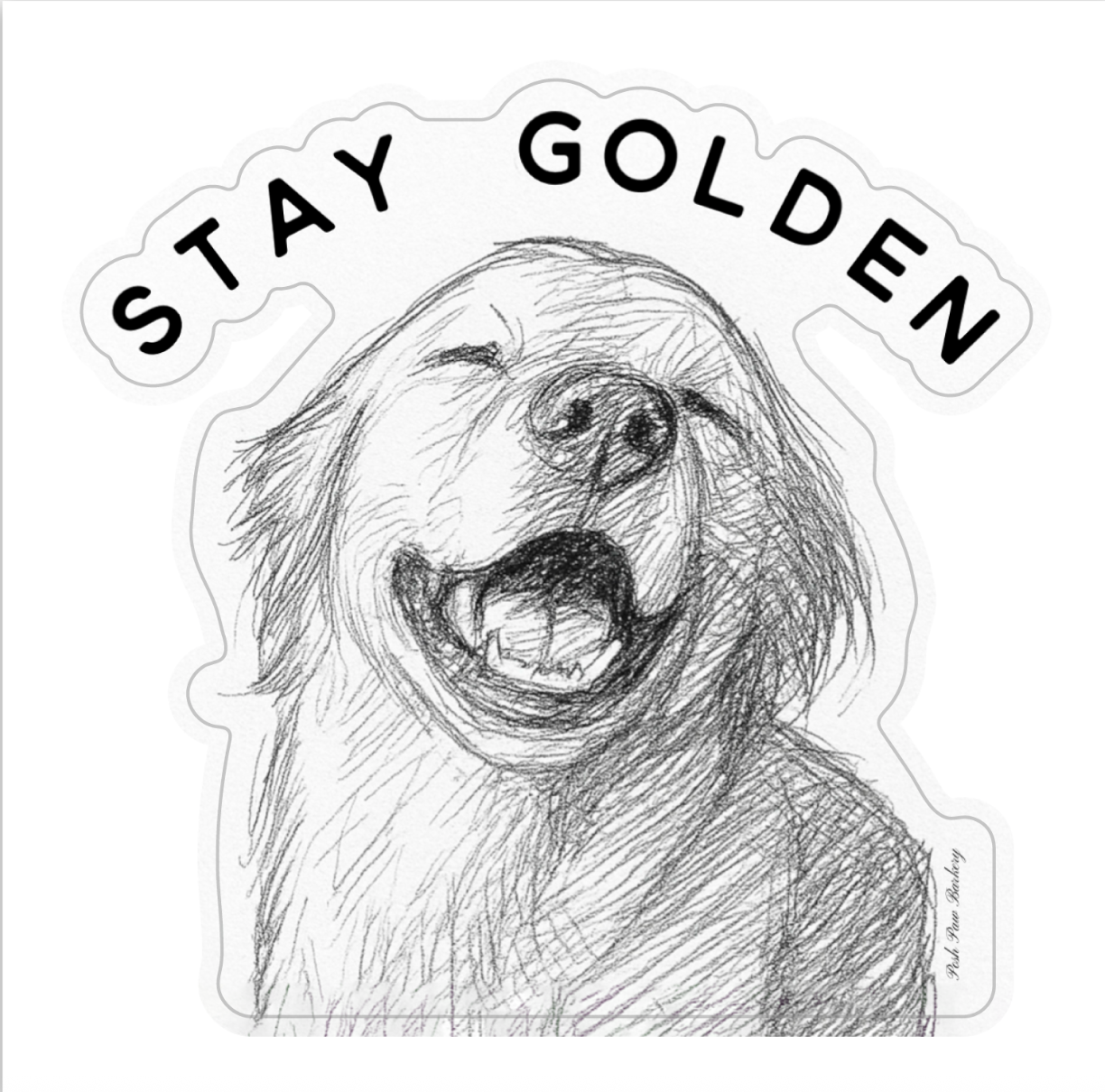 Stay Golden Vinyl Sticker