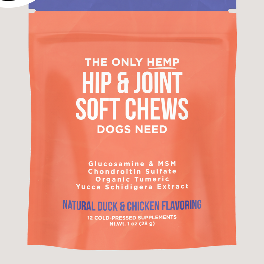 Hemp Hip & Joint Soft Chews for Dogs -12 ct