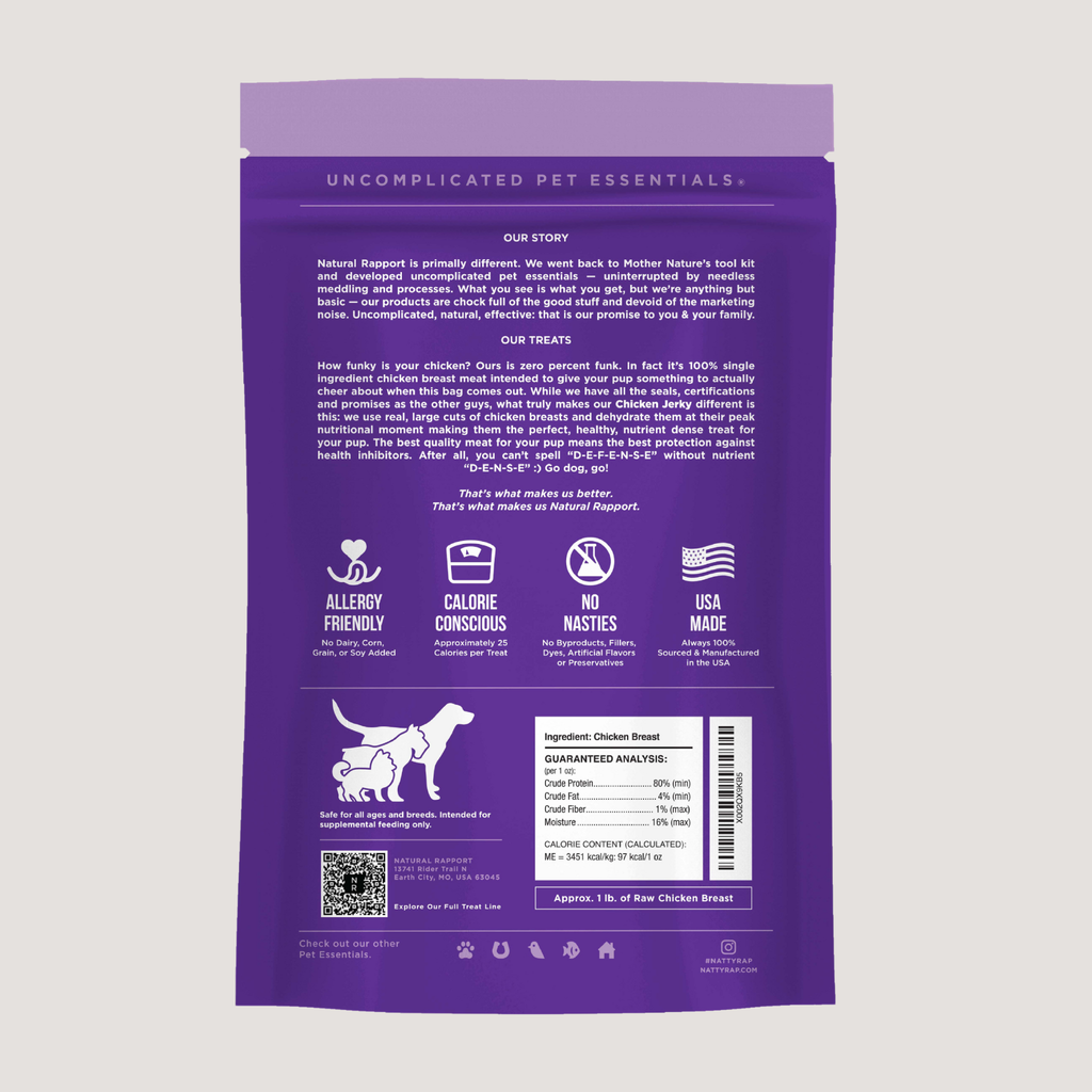 RESTOCKING SOON! - Dehydrated Chicken Jerky