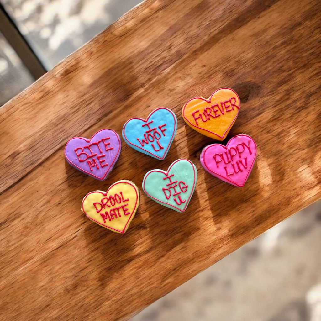 Conversation Heart Biscuit