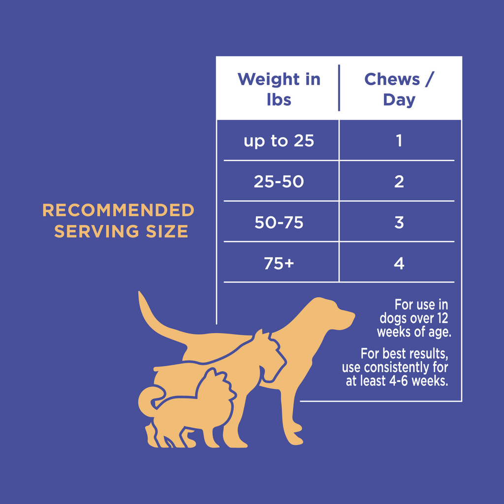 Hemp Calming Soft Chews for Dogs 12 ct