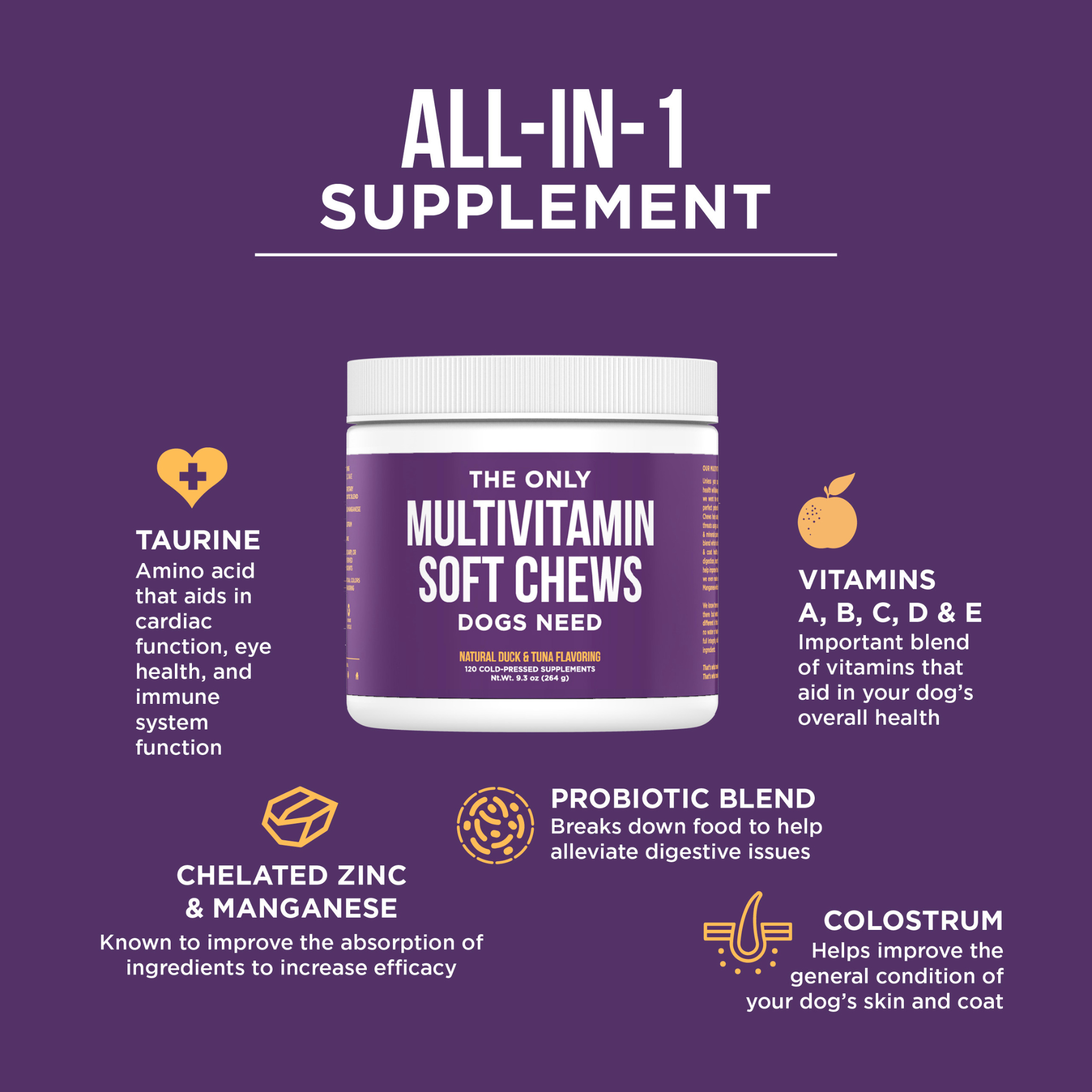Multivitamin Soft Chews for Dogs 12 ct.